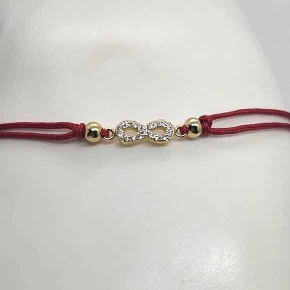 Timeless Infinity Charm Bracelet – Adjustable 925 Silver - Picture 1 of 3